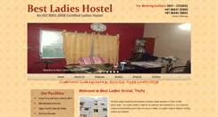 Desktop Screenshot of bestladieshostel.com